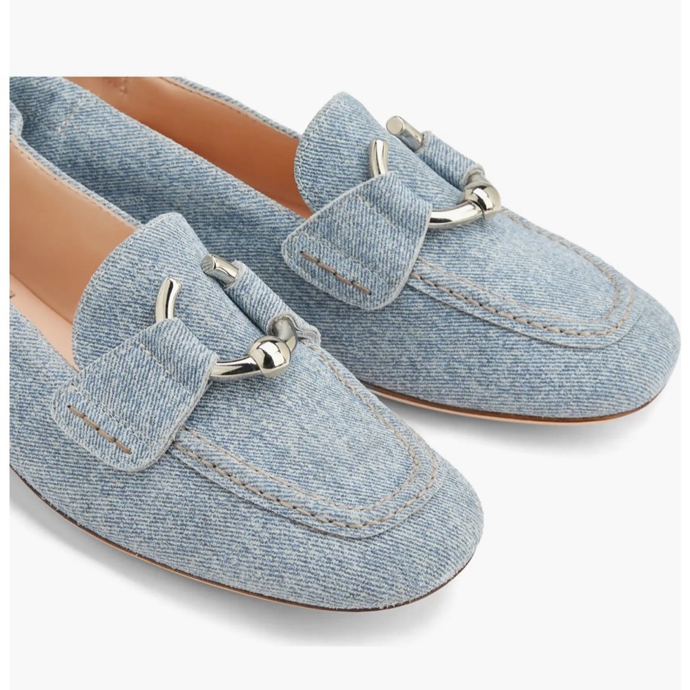 AGL Sheryl Denim Loafer  WOMEN COLOR: Color: Jeans-Silver
$440 women size 10.5